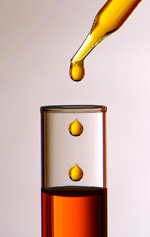 Droplets of Ultra Pure Oil Being Added to Ultra Pure Medical (USP) Grade Lanolin in Order to Modify its Spreadability and Make a Skin Care Serum